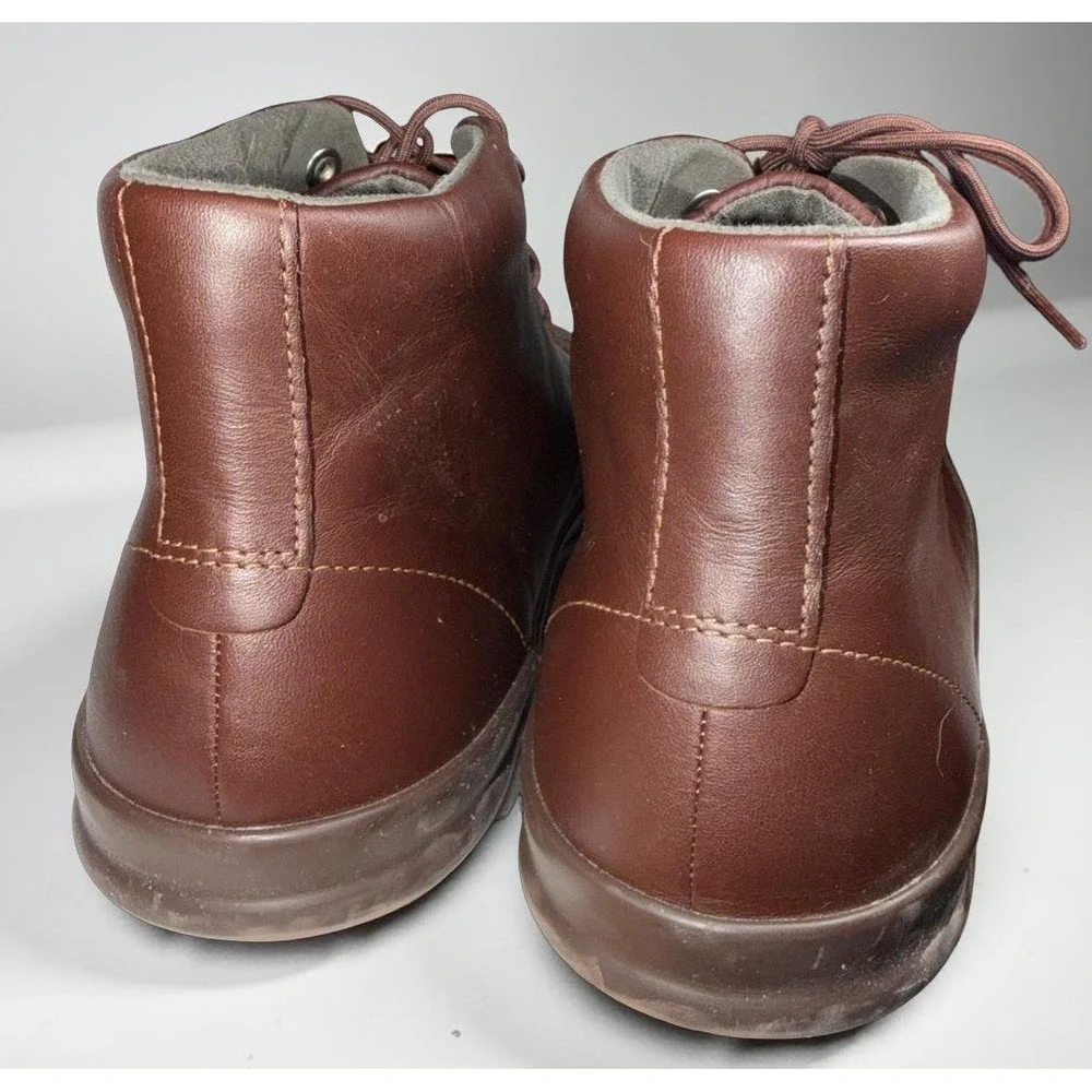 Camper Chasis Leather Ankle Boots - Men's Size EU 46 / US 13 - All Brown EUC